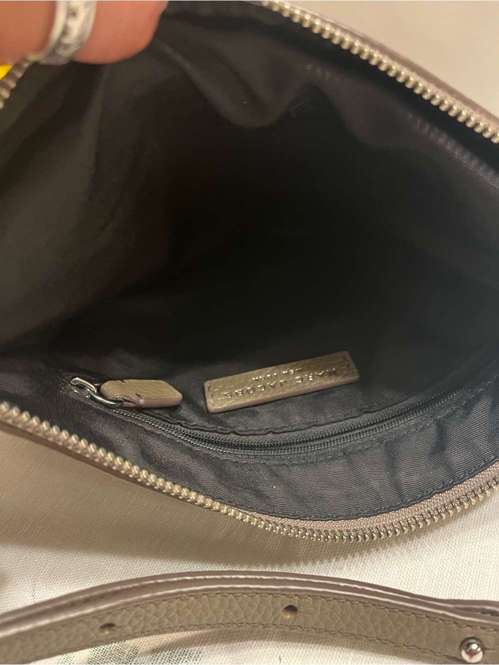 Marc Jacobs Pebbled Leather Crossbody in Taupe - Picture 6 of 8
